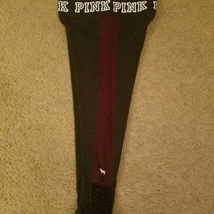 PINK STRAPPY LEGGINGS